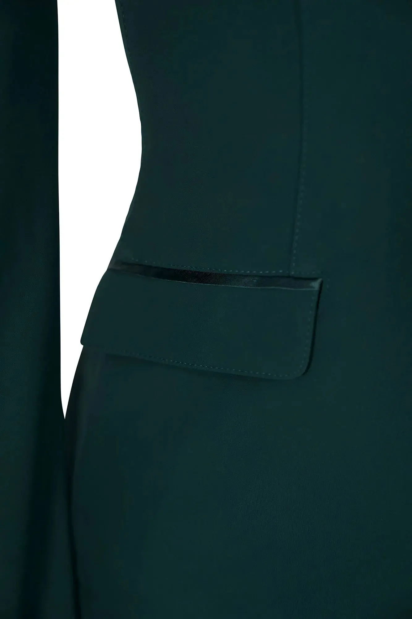 Grand Prix Saltare Dolce 4 Button Riding Show Jacket, Dark Green