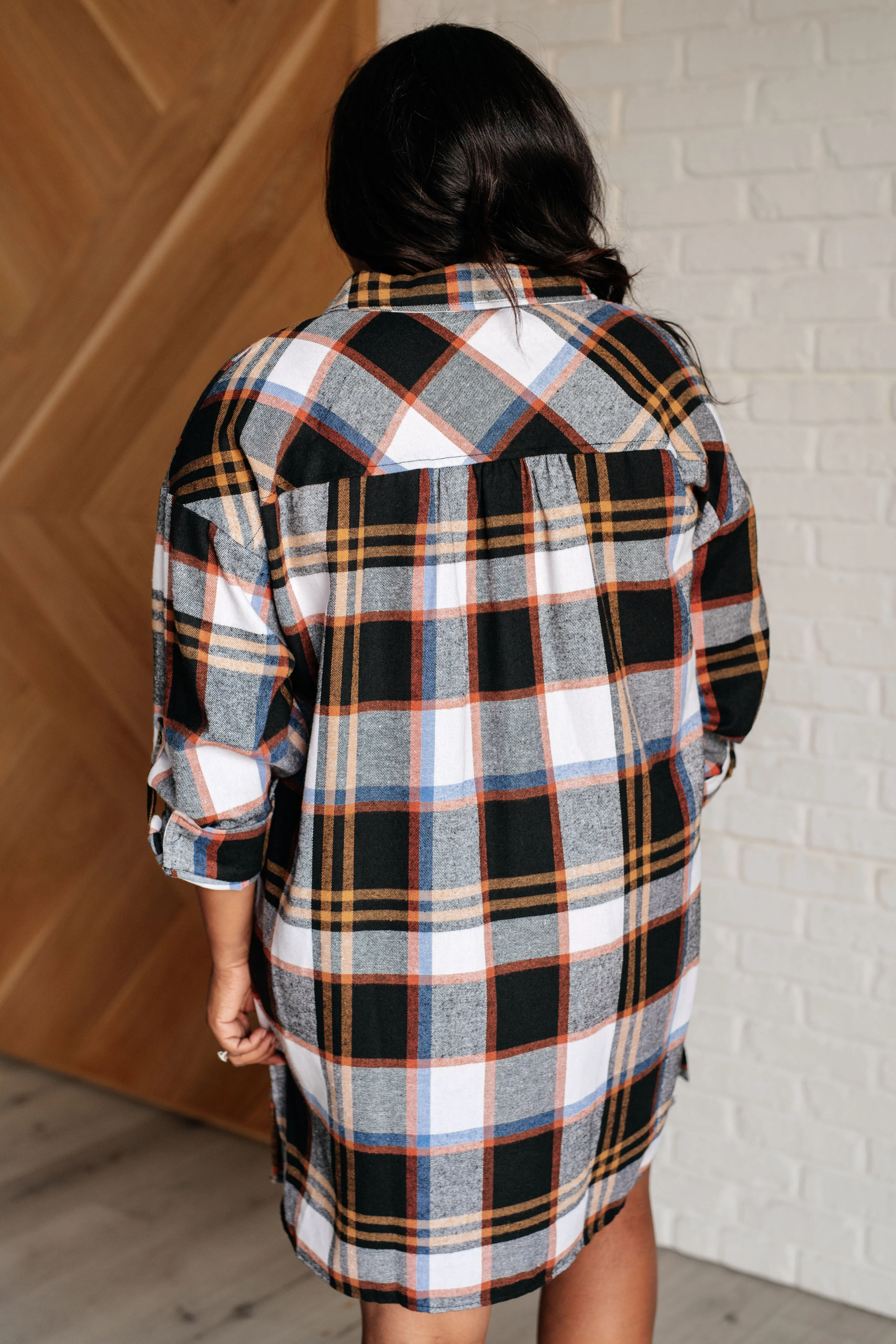 Hazel Blues® |  Make it Right Plaid Shirt Dress