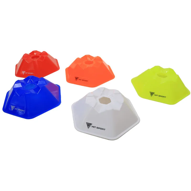 Hit Sport Hexagonal Space Marker Cone | 25 Pack