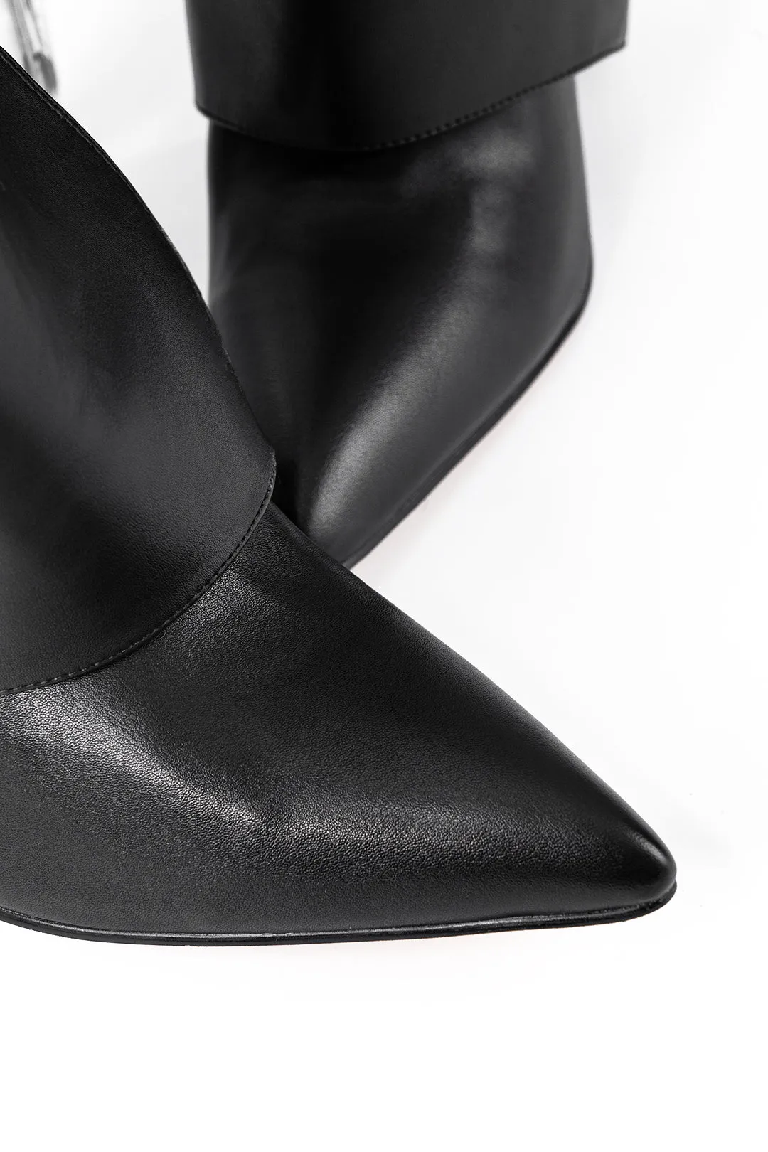 Holly - Bold Metal Buckle Design Woman's Knee High Boots