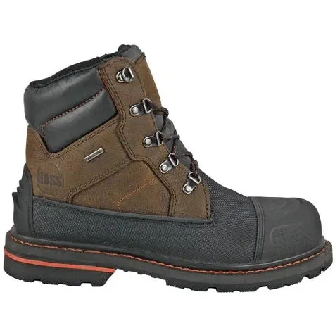Hoss Men's K-Tough 6" Composite Toe Waterproof Puncture Resistant Duty Boot - Brown 62705