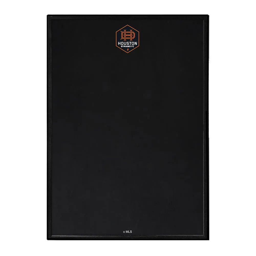 Houston Dynamo: Framed Chalkboard Wall Sign