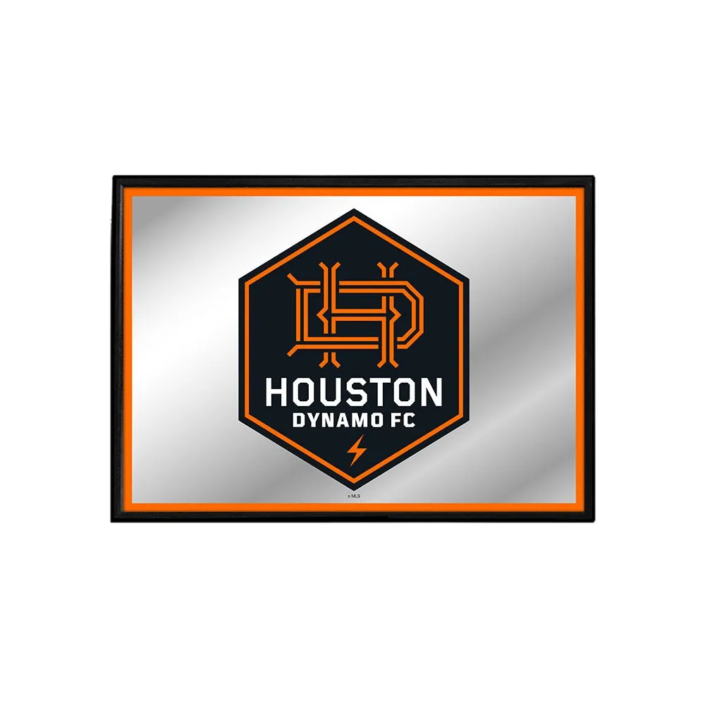 Houston Dynamo: Framed Mirrored Wall Sign