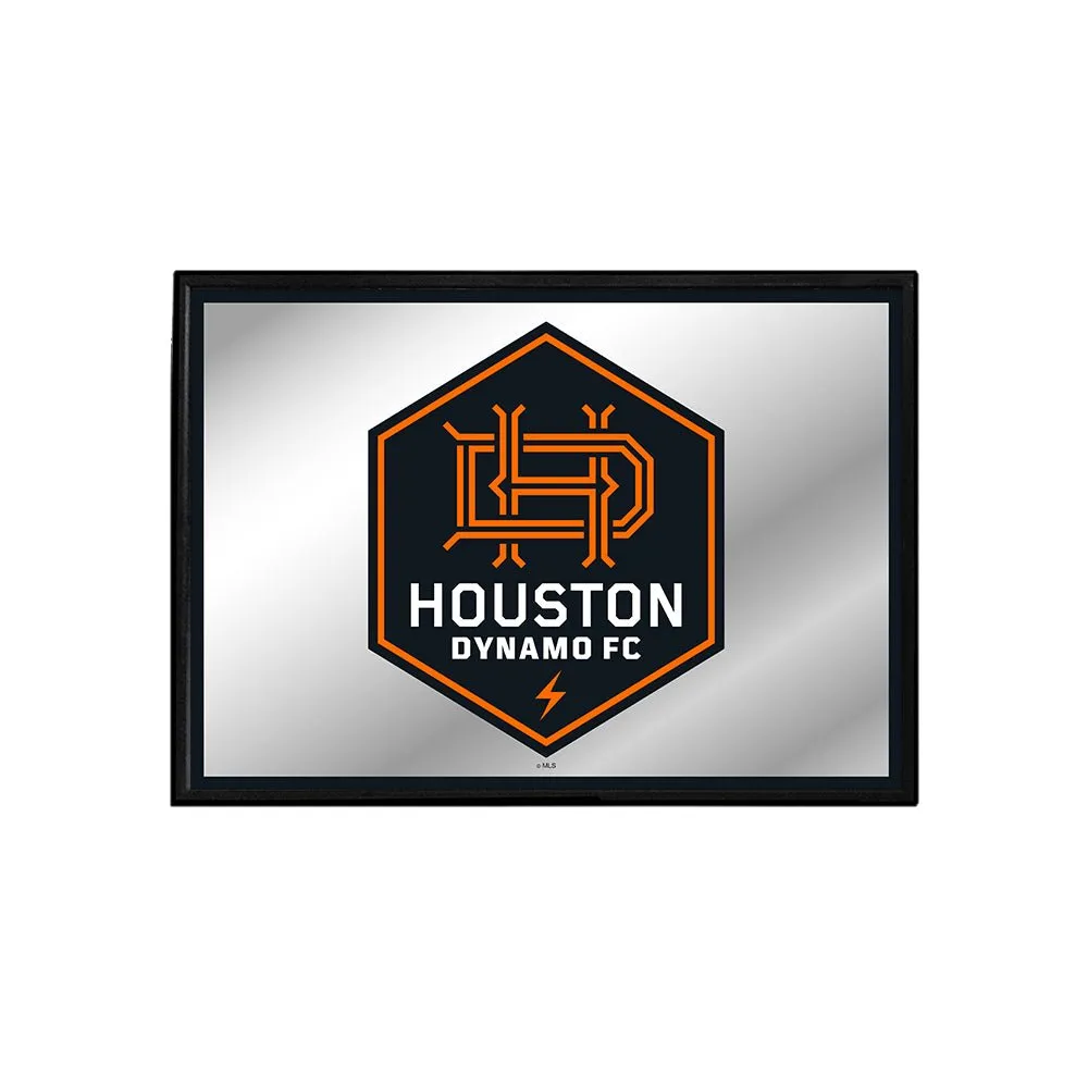 Houston Dynamo: Framed Mirrored Wall Sign