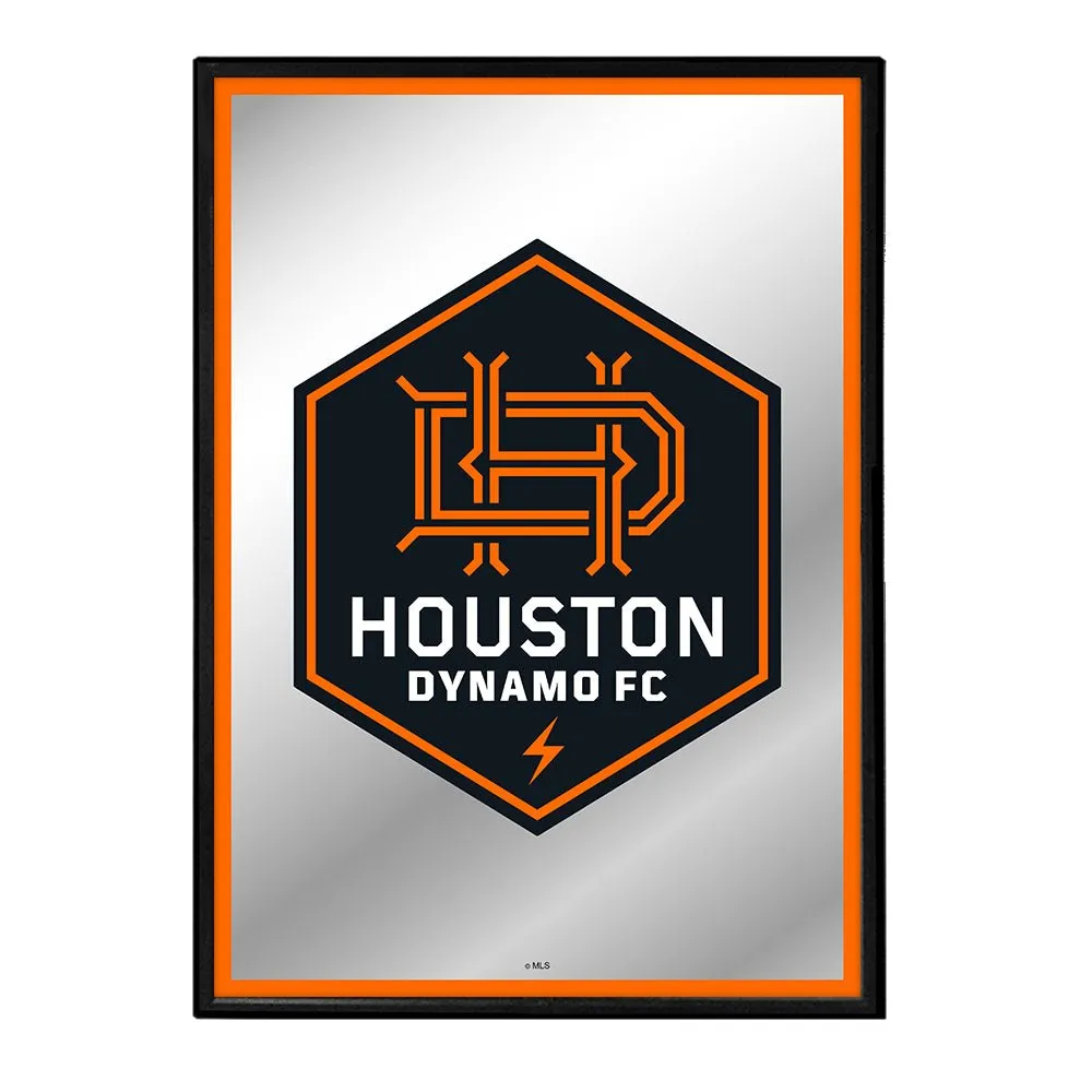 Houston Dynamo: Framed Mirrored Wall Sign