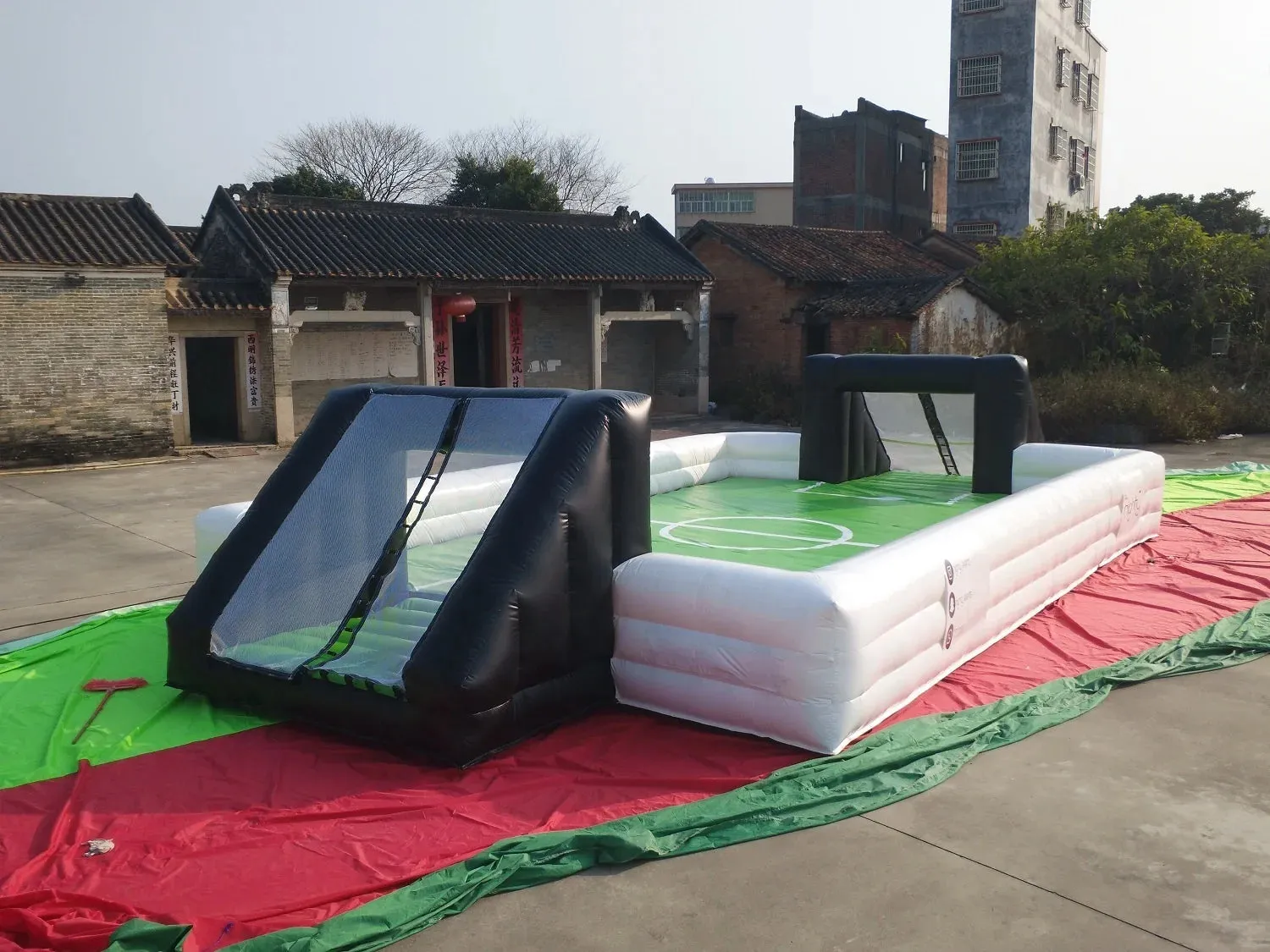 Inflatable Soccer Field Soap Arena for Football