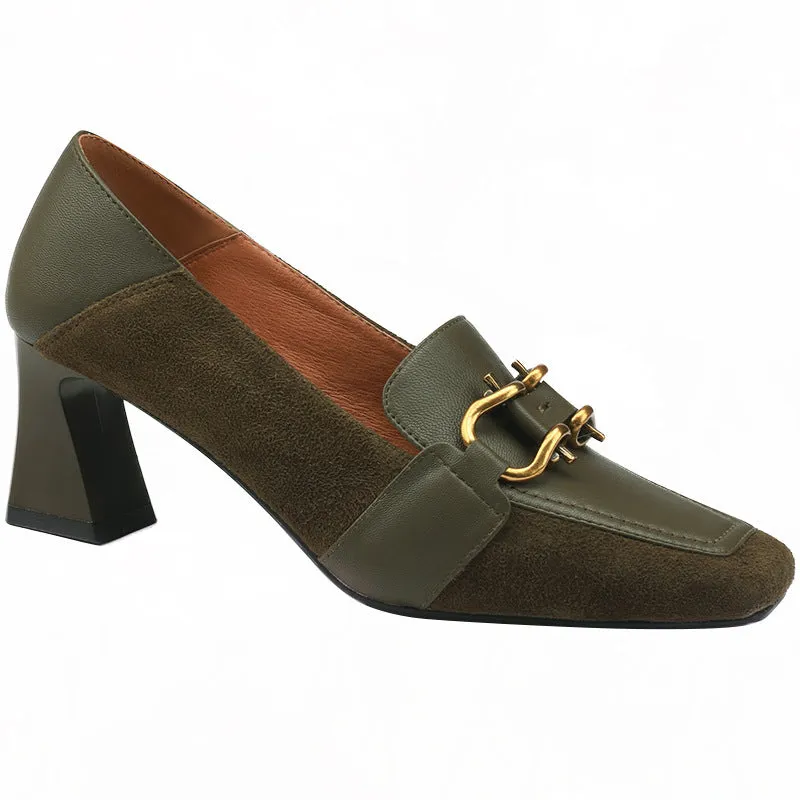 INSTOCK-new square toe shoes for women