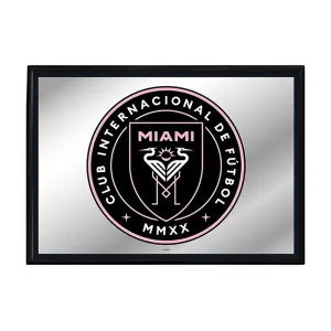 Inter Miami CF: Framed Mirrored Wall Sign