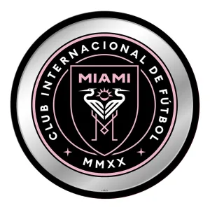 Inter Miami CF: Modern Disc Mirrored Wall Sign