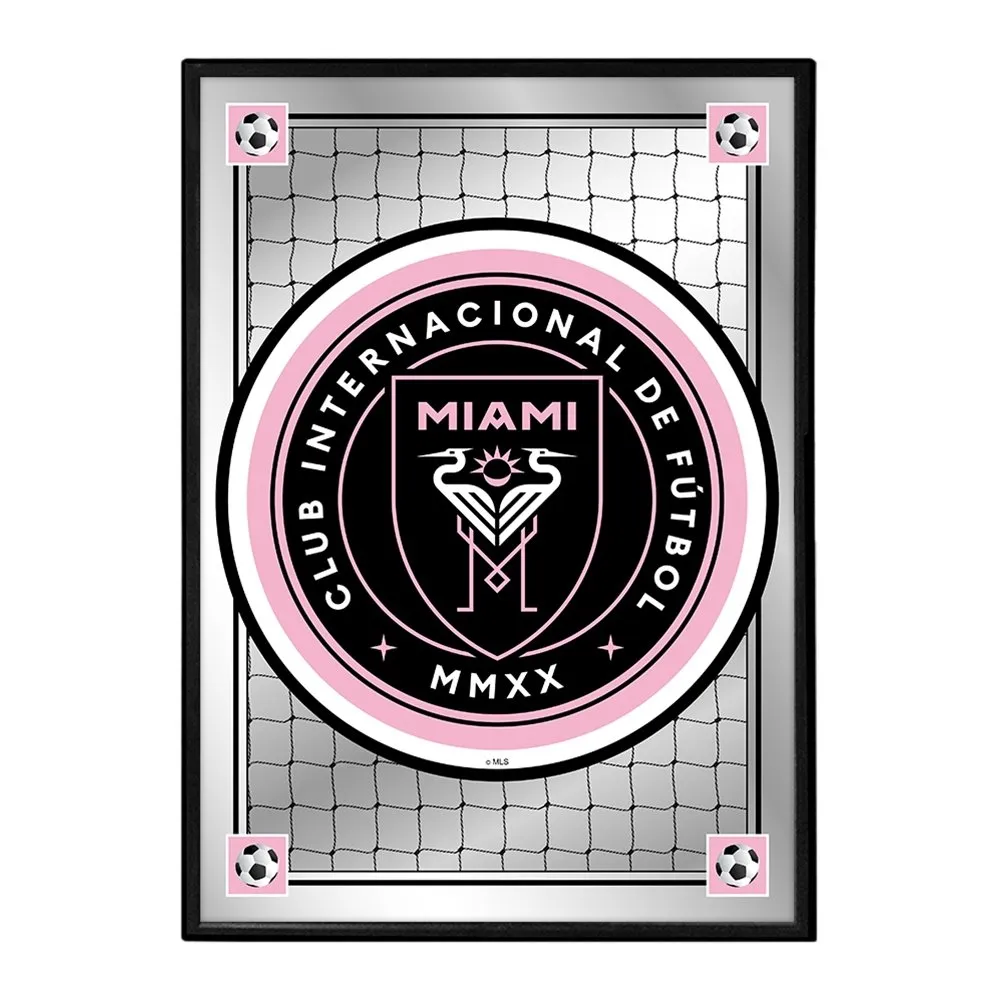 Inter Miami CF: Team Spirit - Framed Mirrored Wall Sign