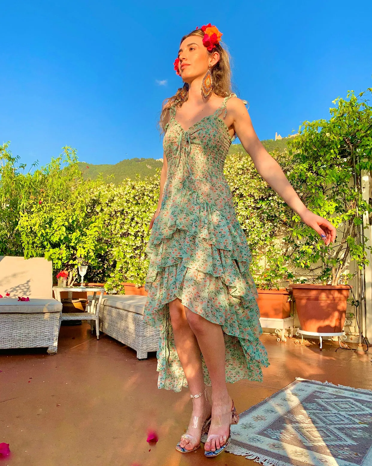 Jasmine Peacock dress