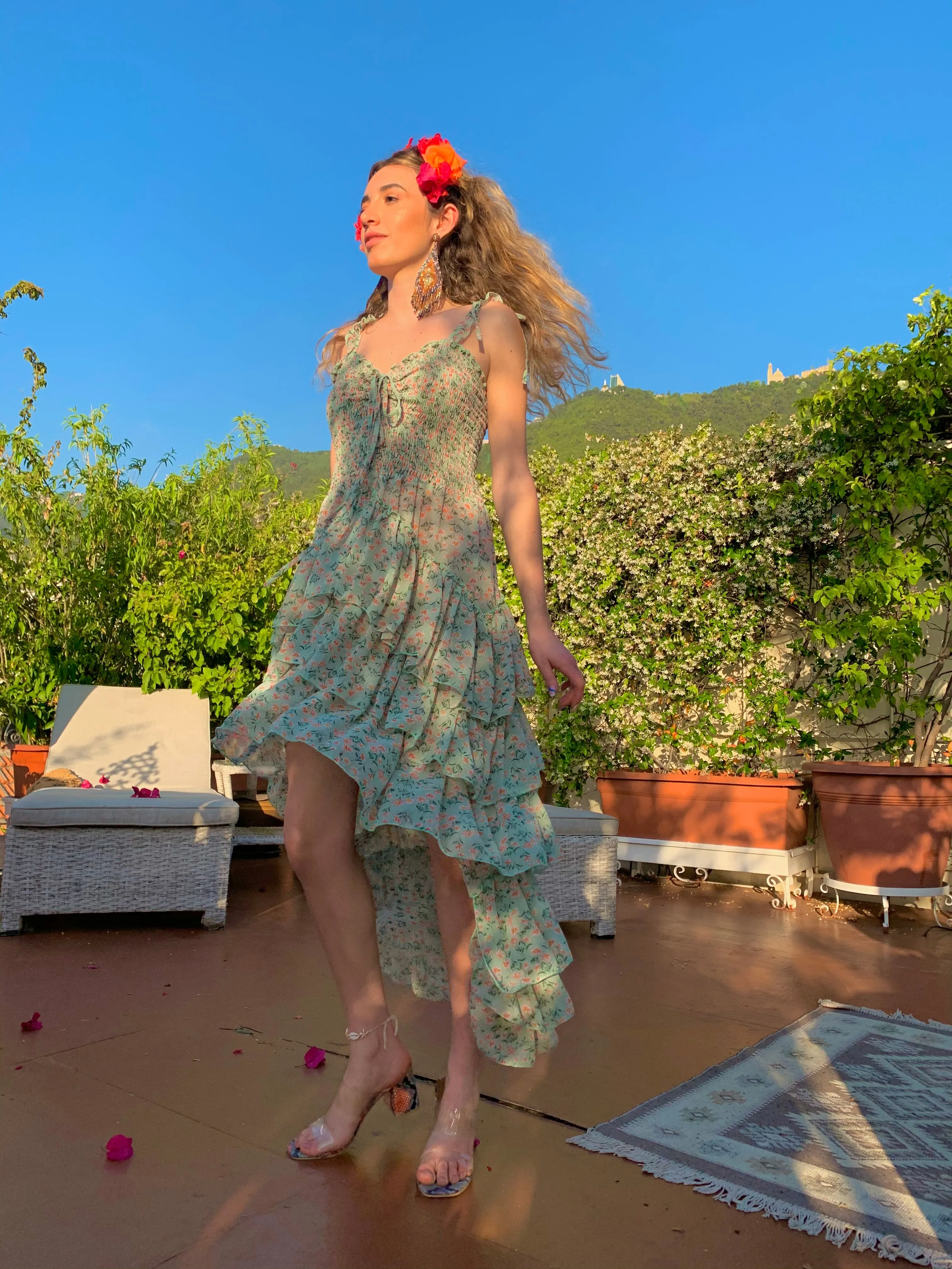 Jasmine Peacock dress