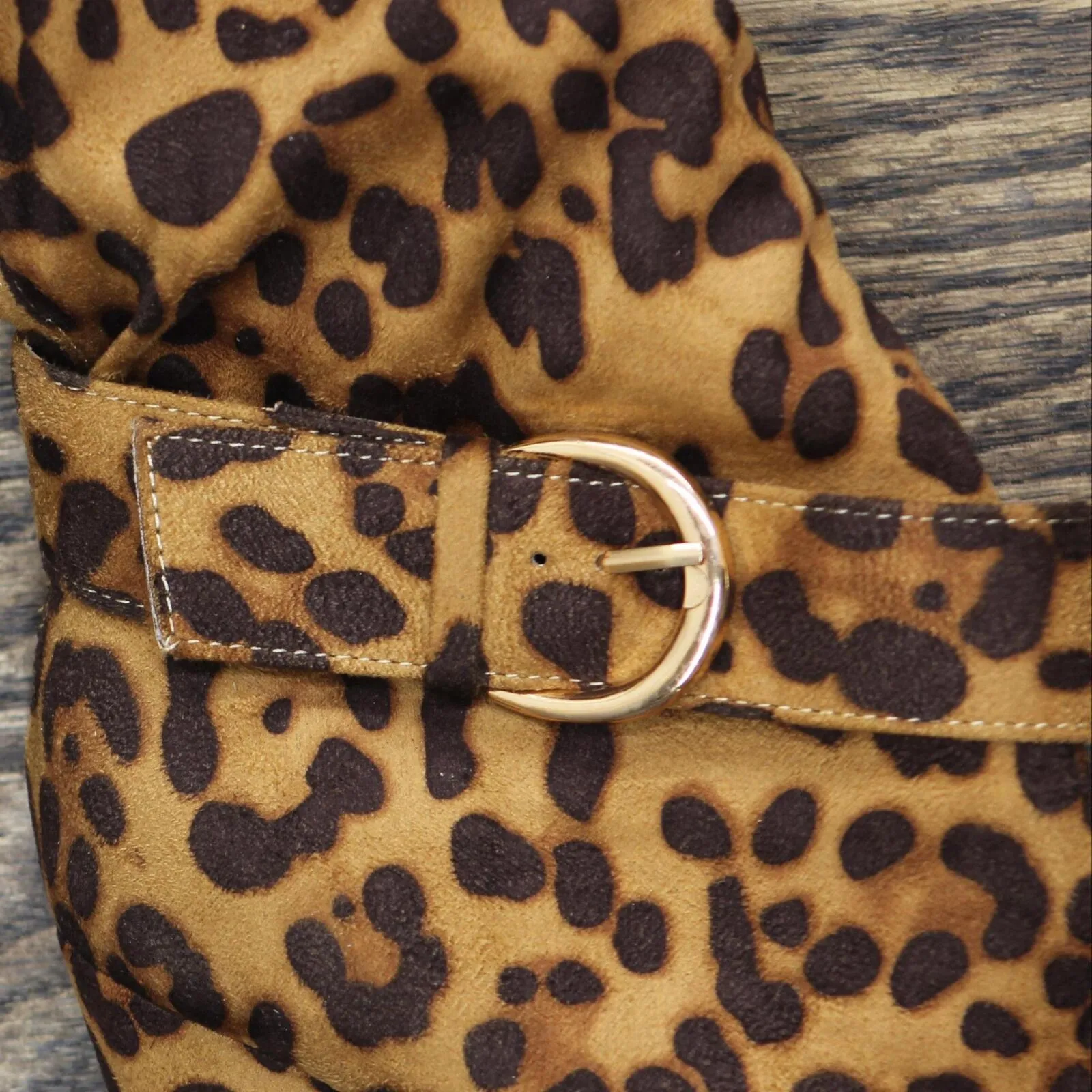Journee Collection Tru Foam Extra Wide Calf Pascale Boot Leopard Brown 7M-XWC