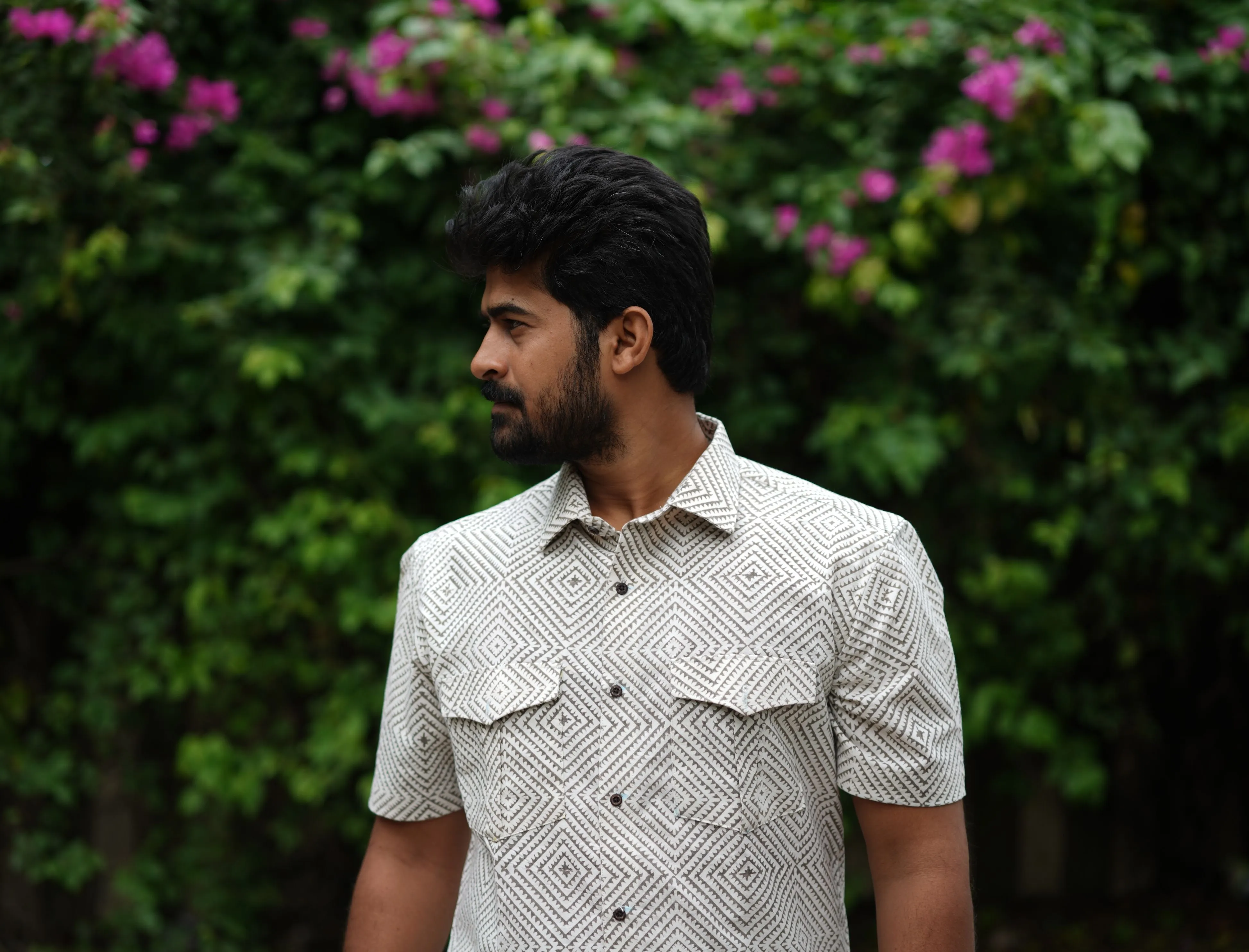 Kaleidoscope Shirt in Grey