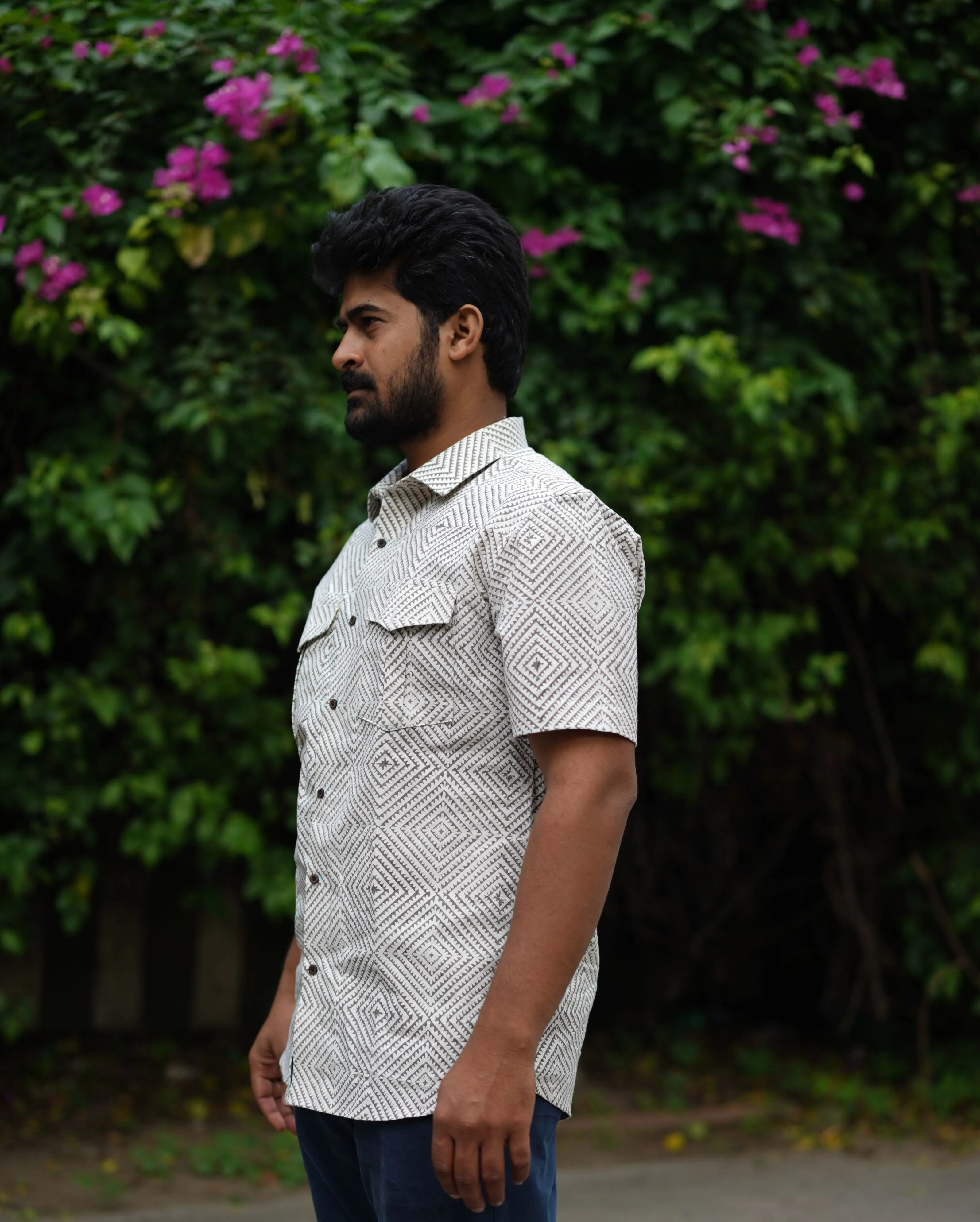 Kaleidoscope Shirt in Grey