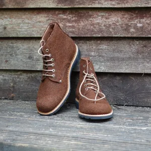 Katla Burel Lace-Up Boots - Rust