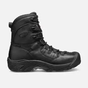KEEN WOMEN'S CSA OSHAWA WP 8" STEEL TOE BOOTS - BLACK