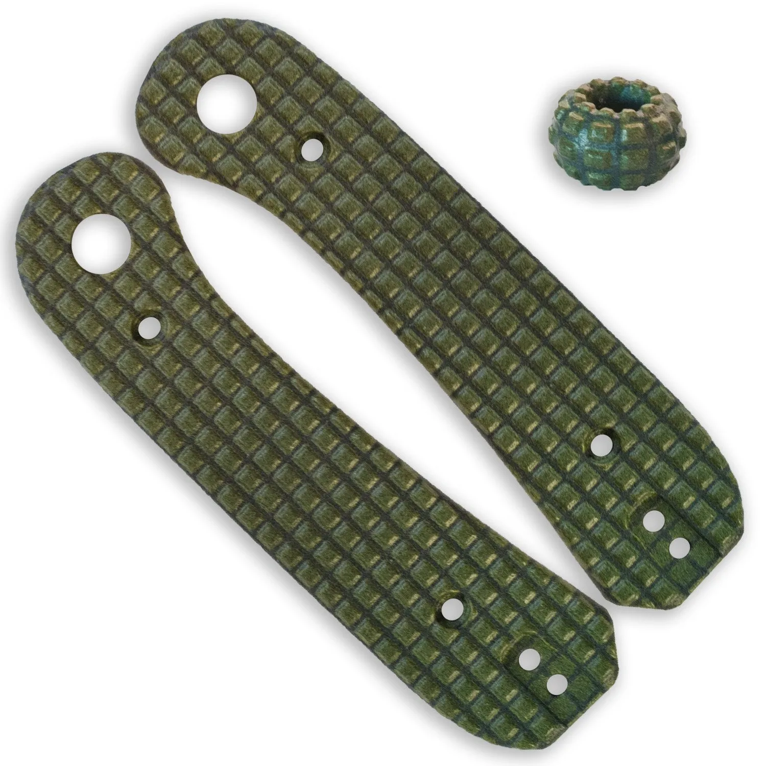 Lander 1 Knife Scales - Frag OD Green