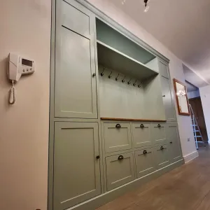 Large Country Boot Room Bench with Drawers