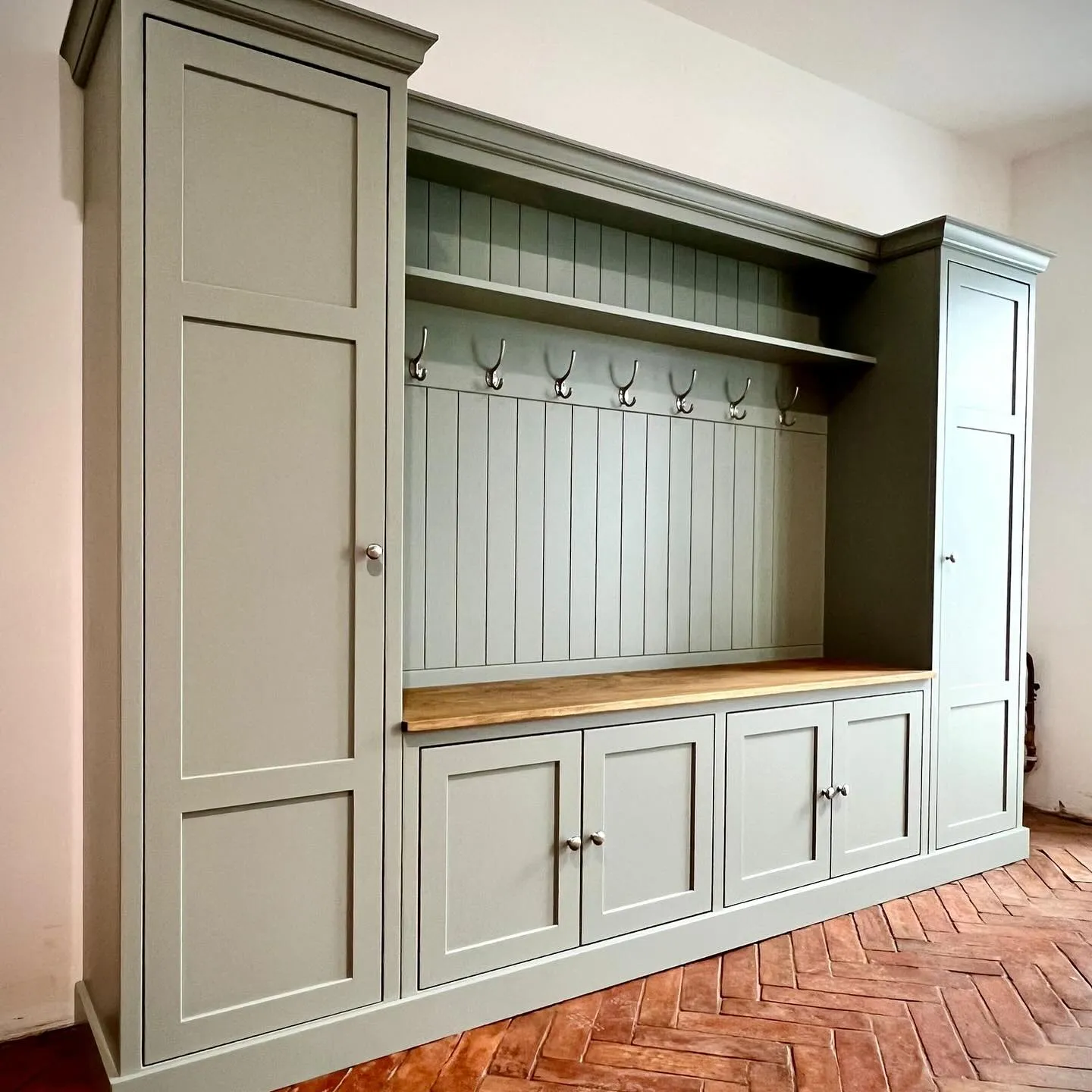 Large Country Boot Room Bench
