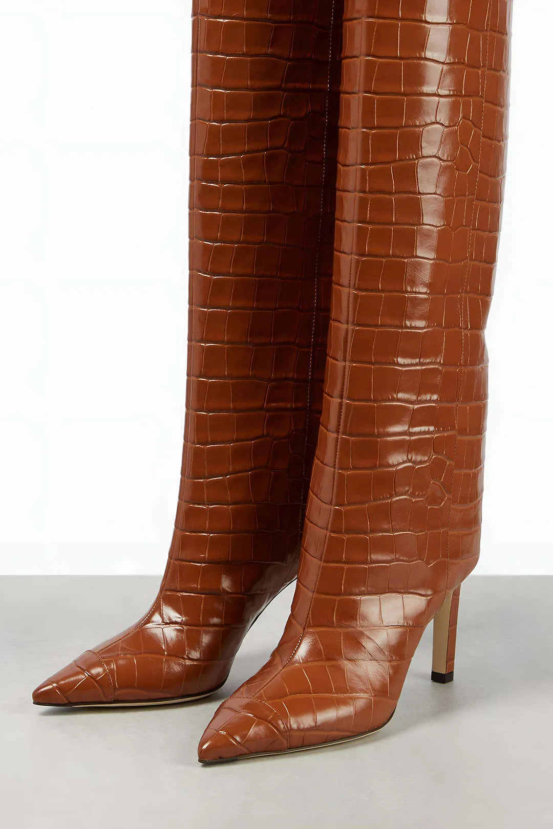 Leah - Stylish Sleek Design Woman's Over The Knee Boots