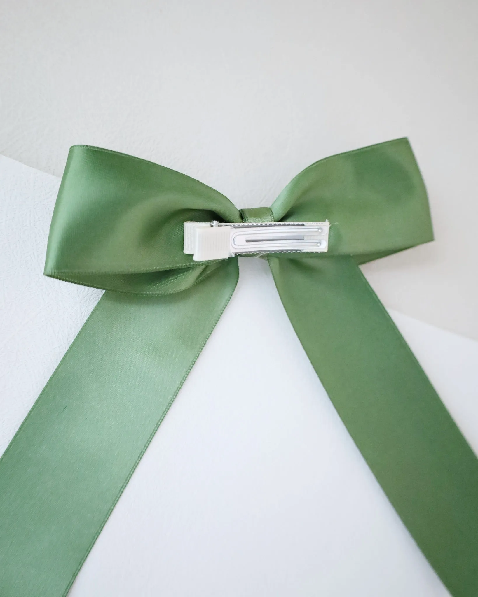 Long Tail Satin Hair Bows