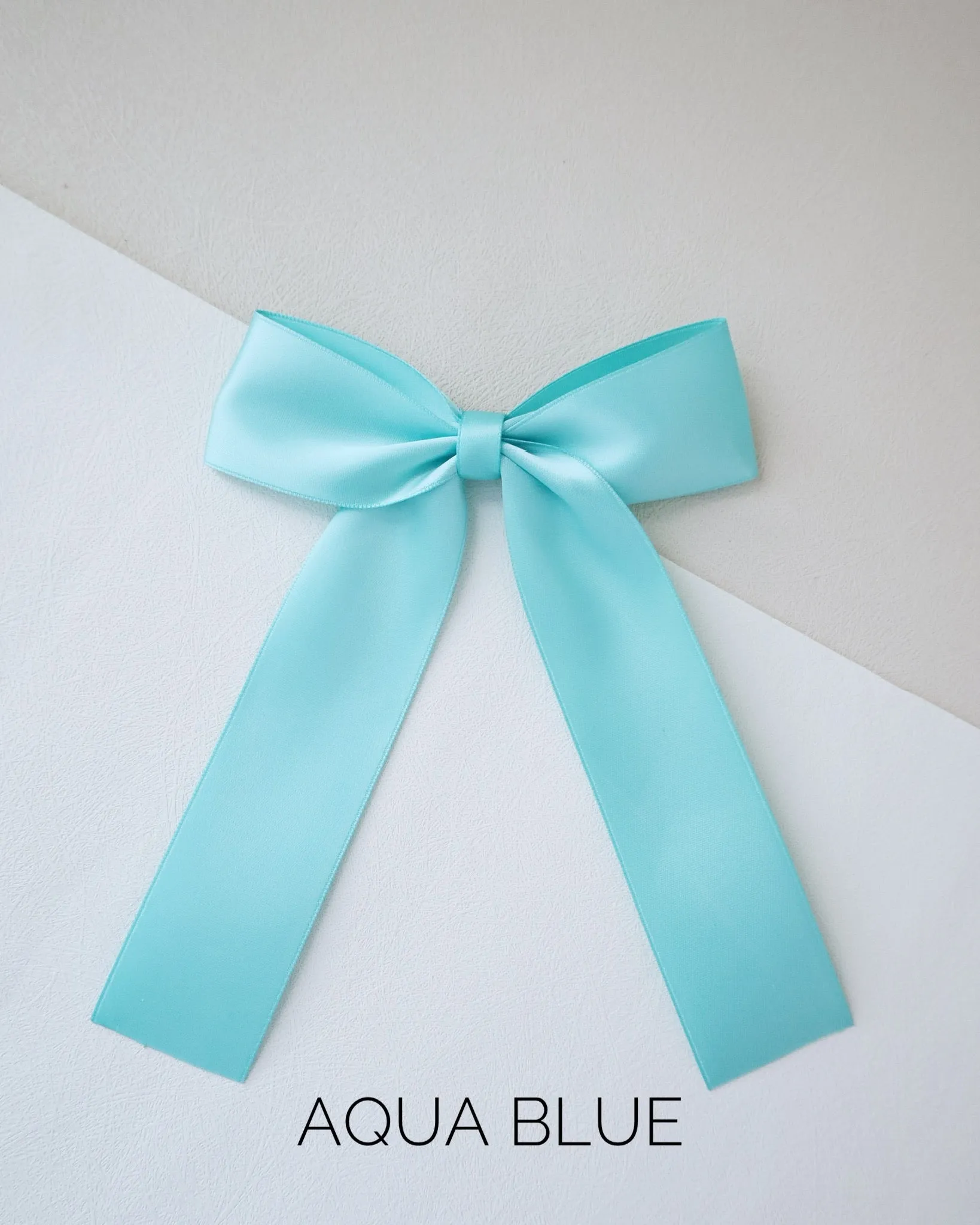 Long Tail Satin Hair Bows