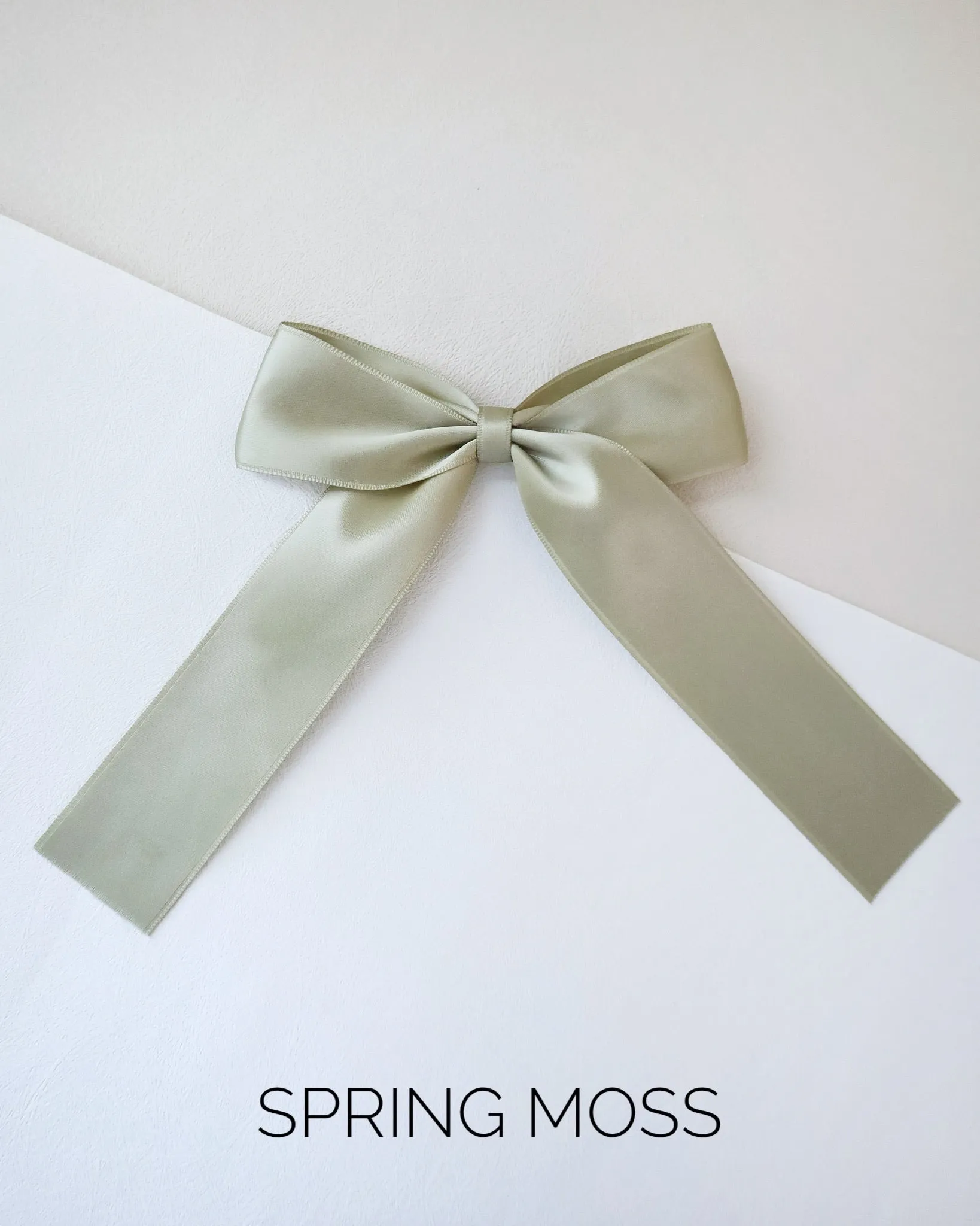 Long Tail Satin Hair Bows