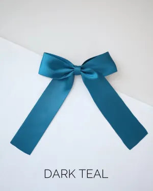 Long Tail Satin Hair Bows