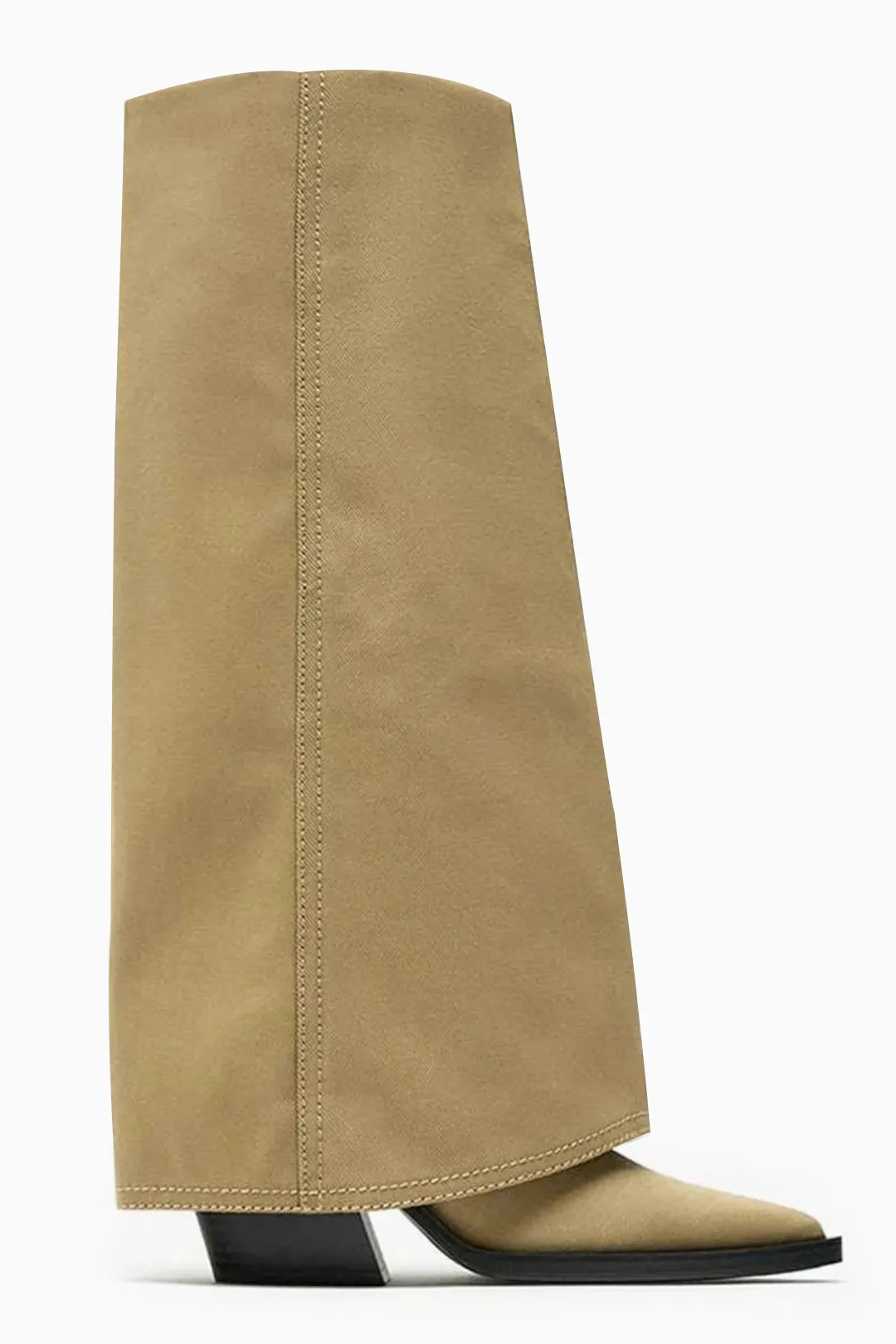 Maria - Stylish Wrap Design Woman's Mid Calf Boots