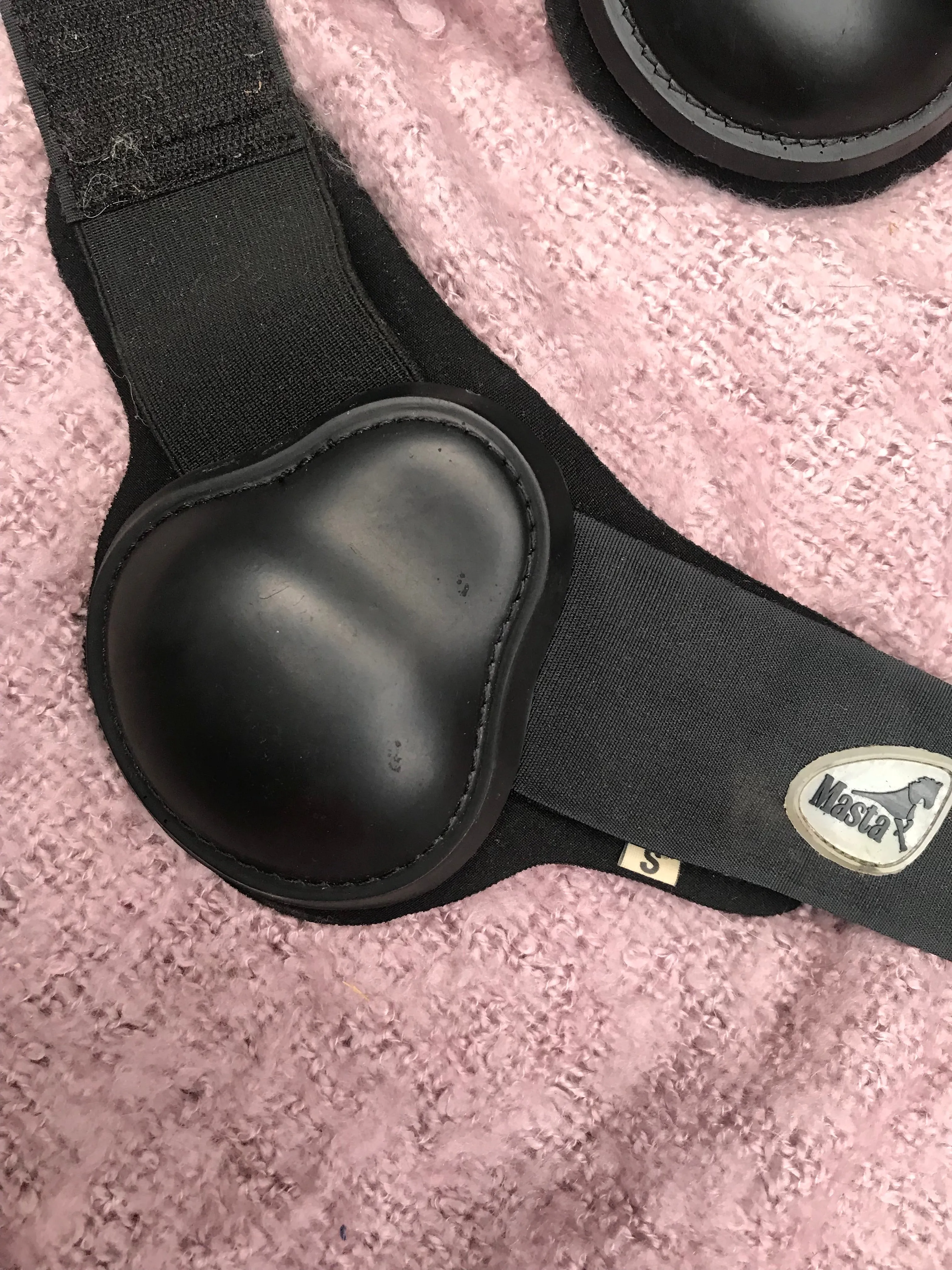 Masta Black fetlock boots size small FREE POSTAGE