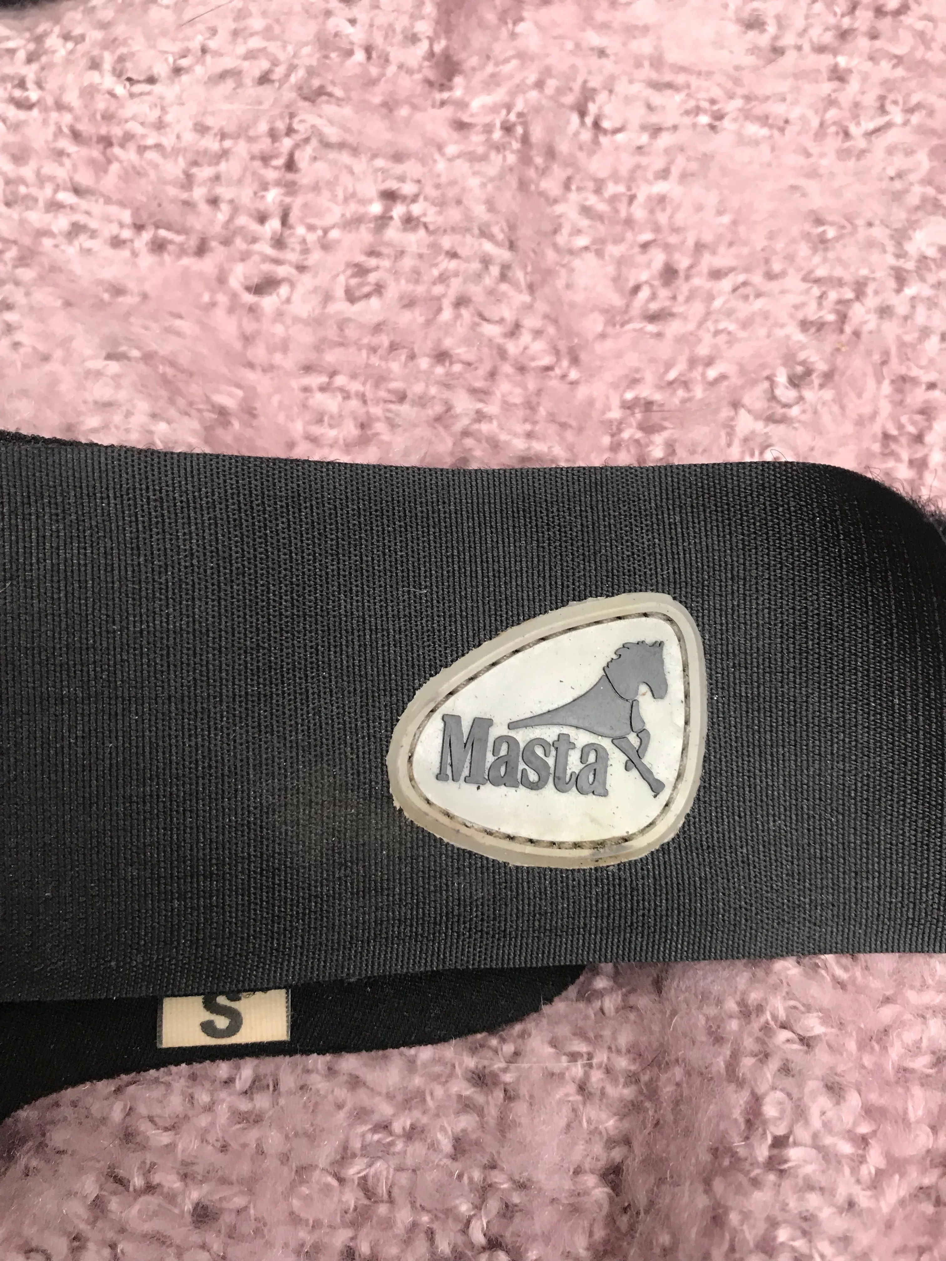 Masta Black fetlock boots size small FREE POSTAGE