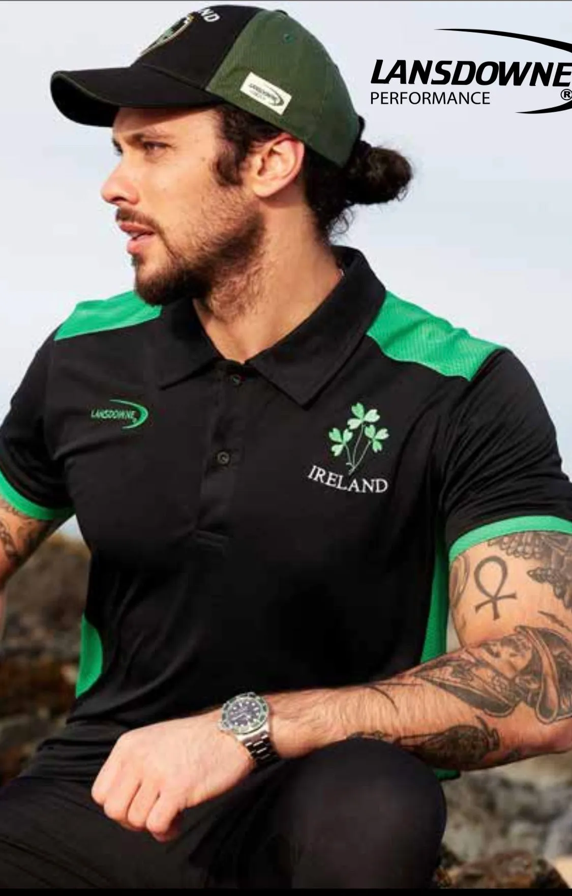 Mens Ireland Polo Top
