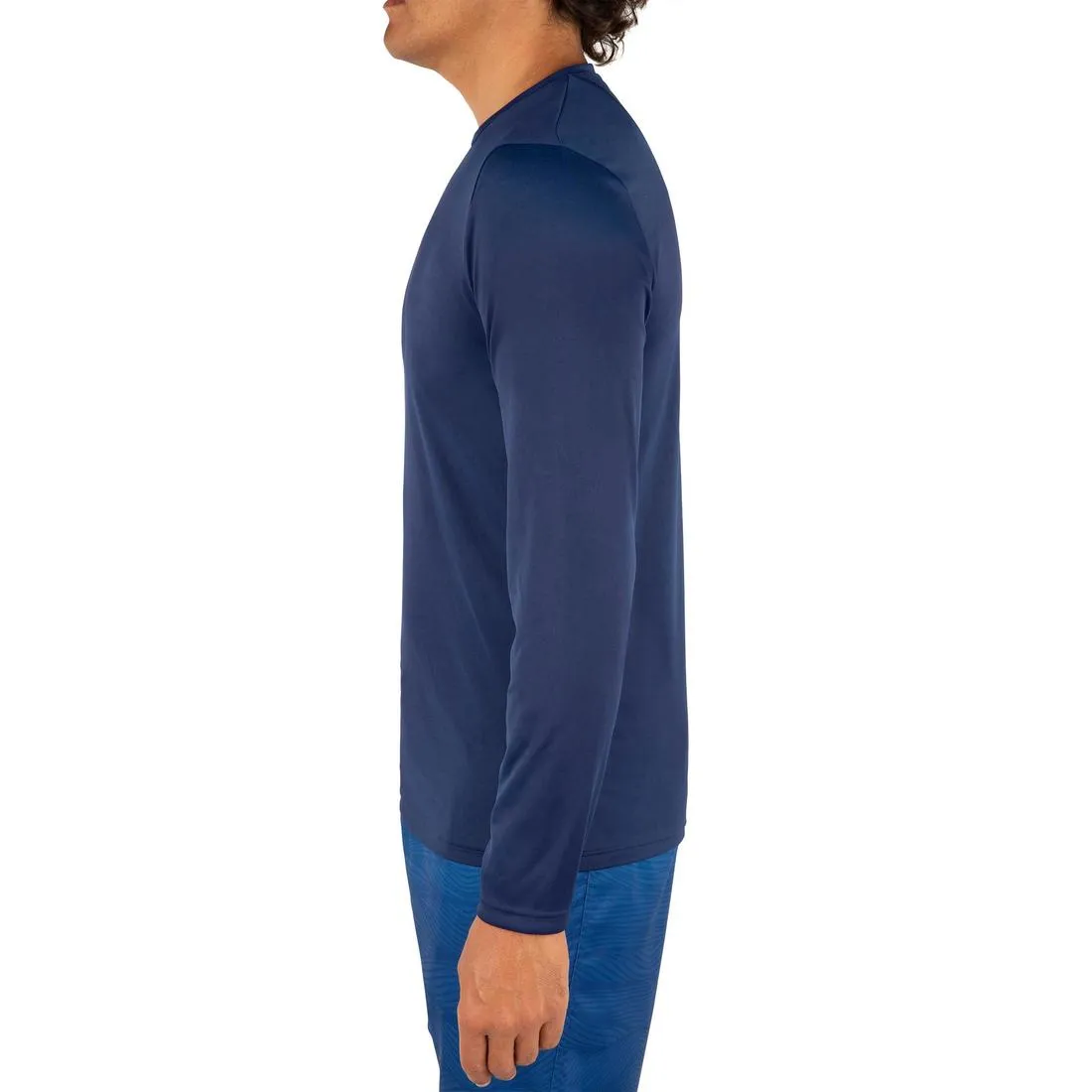 Men's Surfing long-sleeve anti-UV WATER T-Shirt - Blue