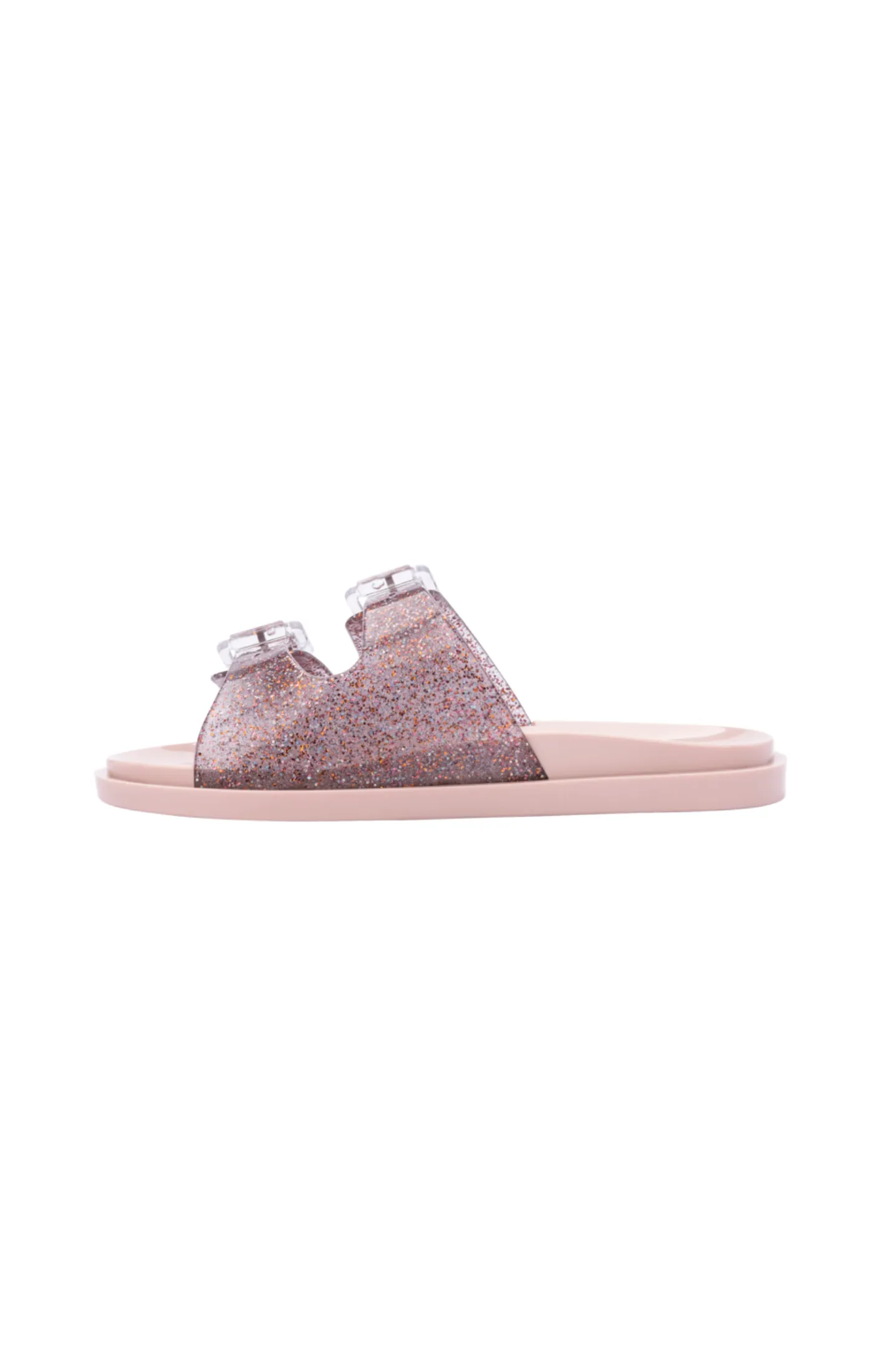 Mini Melissa Wide Kid - Pink Glitter