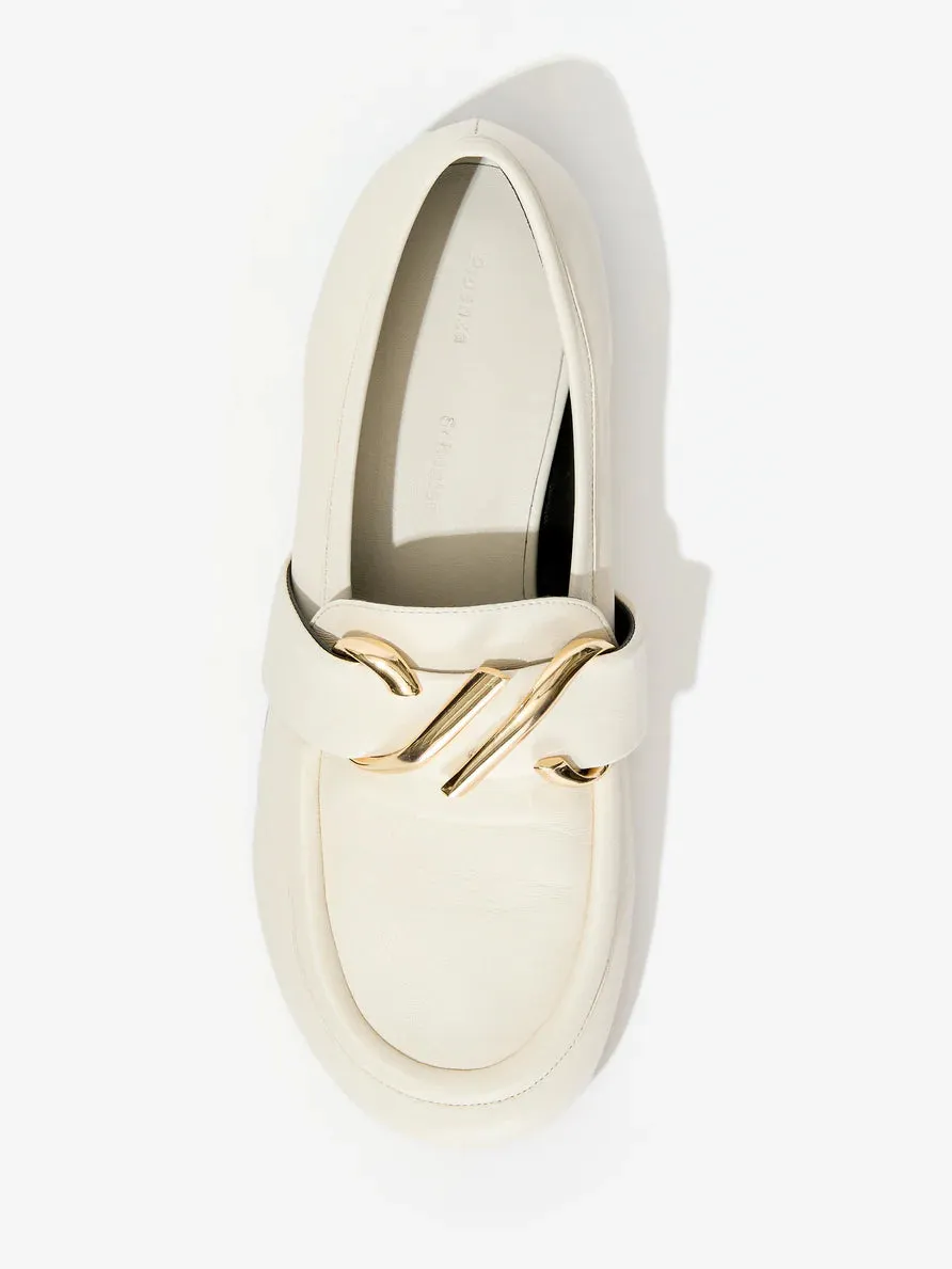 Monogram Loafer Lux Cream