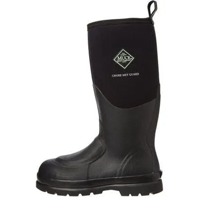 Muck Men's CC Steel Toe Waterproof MG PR Work Boot - Black - CHS-META