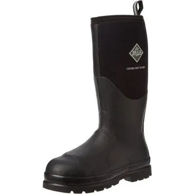 Muck Men's CC Steel Toe Waterproof MG PR Work Boot - Black - CHS-META