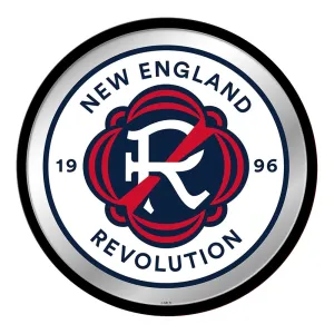 New England Revolution: Modern Disc Mirrored Wall Sign