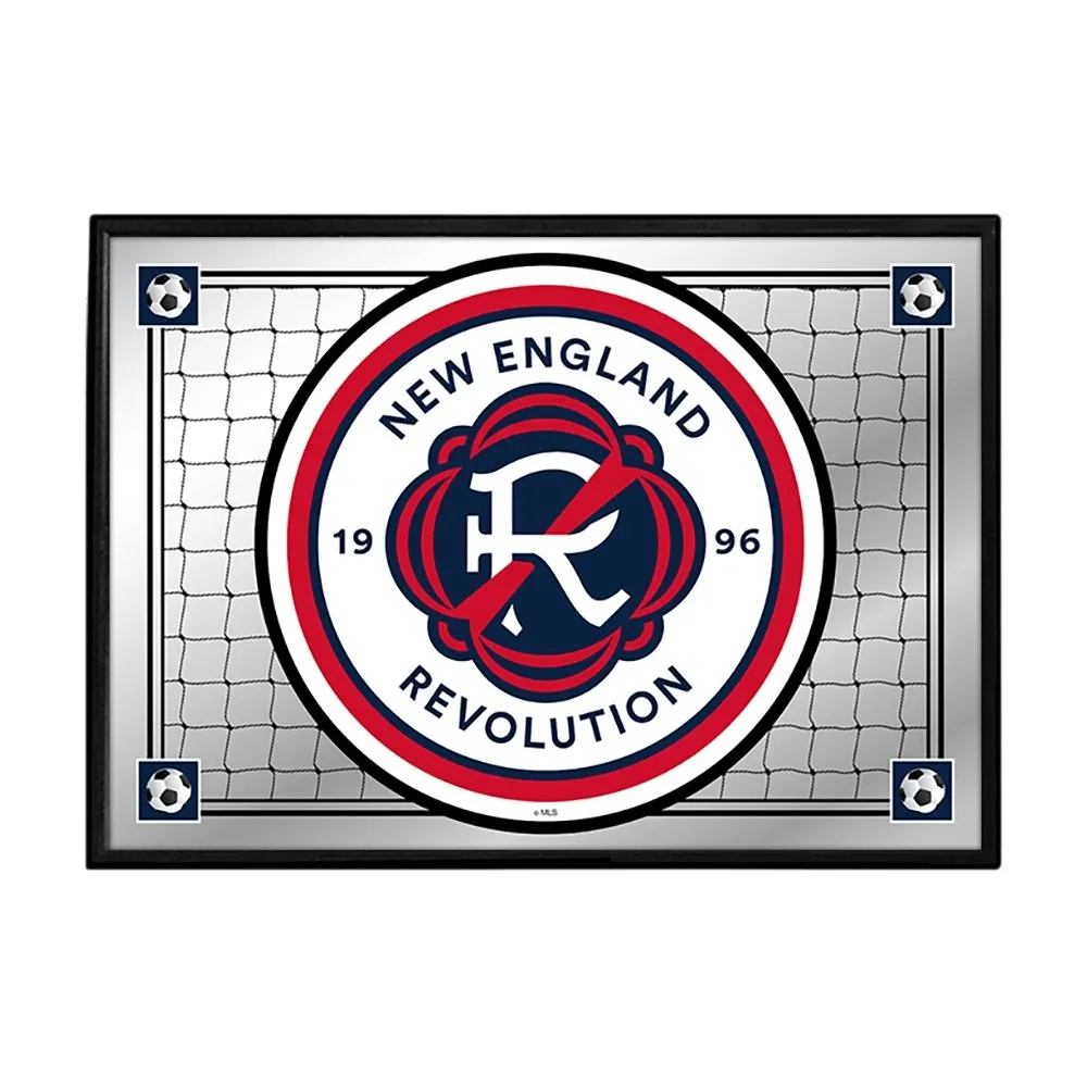 New England Revolution: Team Spirit - Framed Mirrored Wall Sign