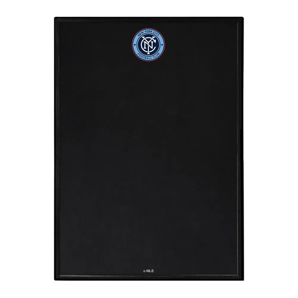 New York City FC: Framed Chalkboard Wall Sign