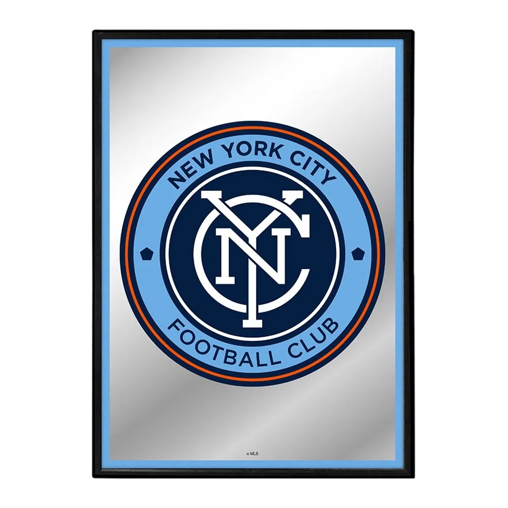 New York City FC: Framed Mirrored Wall Sign