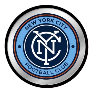 New York City FC: Modern Disc Mirrored Wall Sign