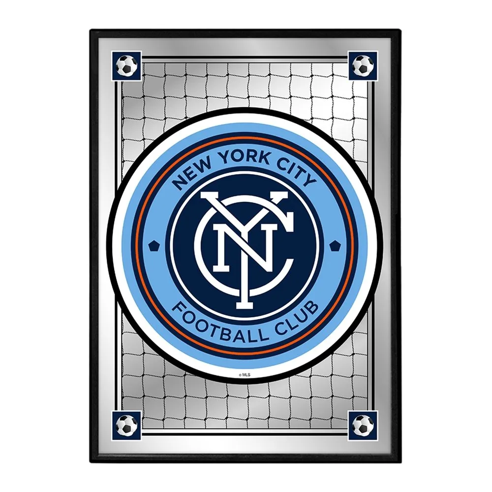New York City FC: Team Spirit - Framed Mirrored Wall Sign
