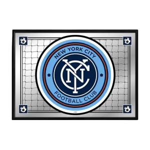 New York City FC: Team Spirit - Framed Mirrored Wall Sign