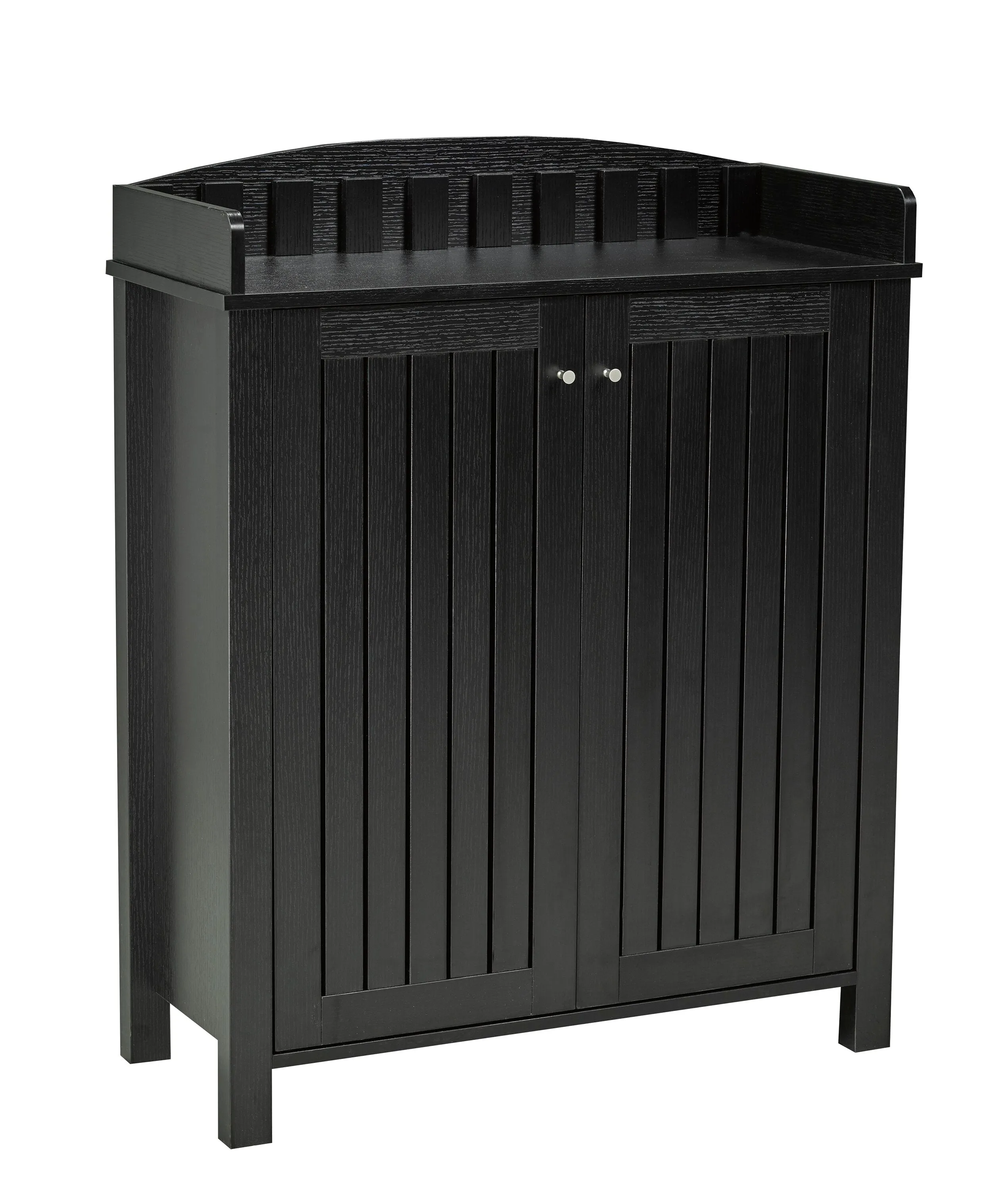 NIB! Brassex 151154-BLK Assandro Multi-Tier Shoe Cabinet, Black! Retails $290 
