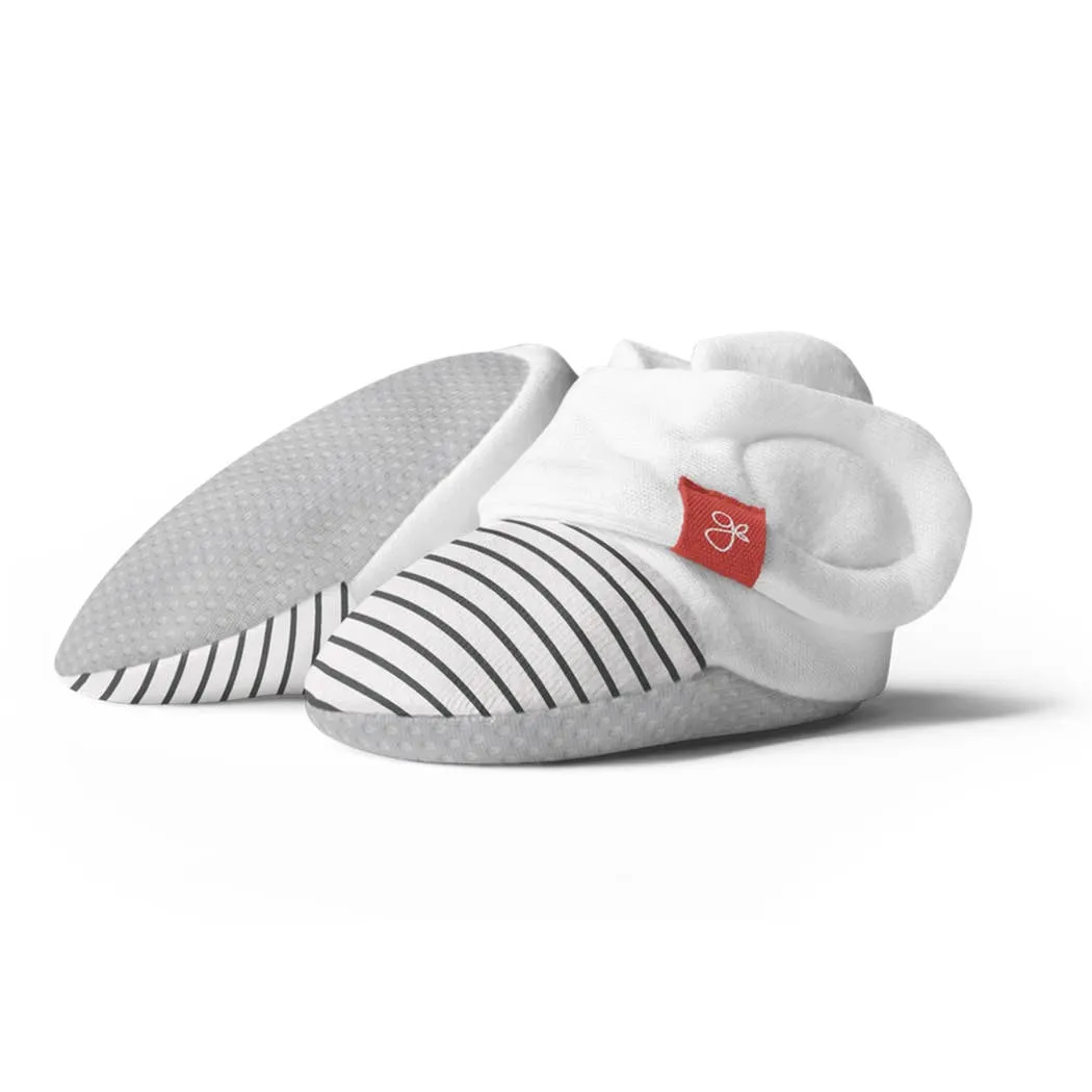 No Scratch Baby Boots (Stripe Grey)