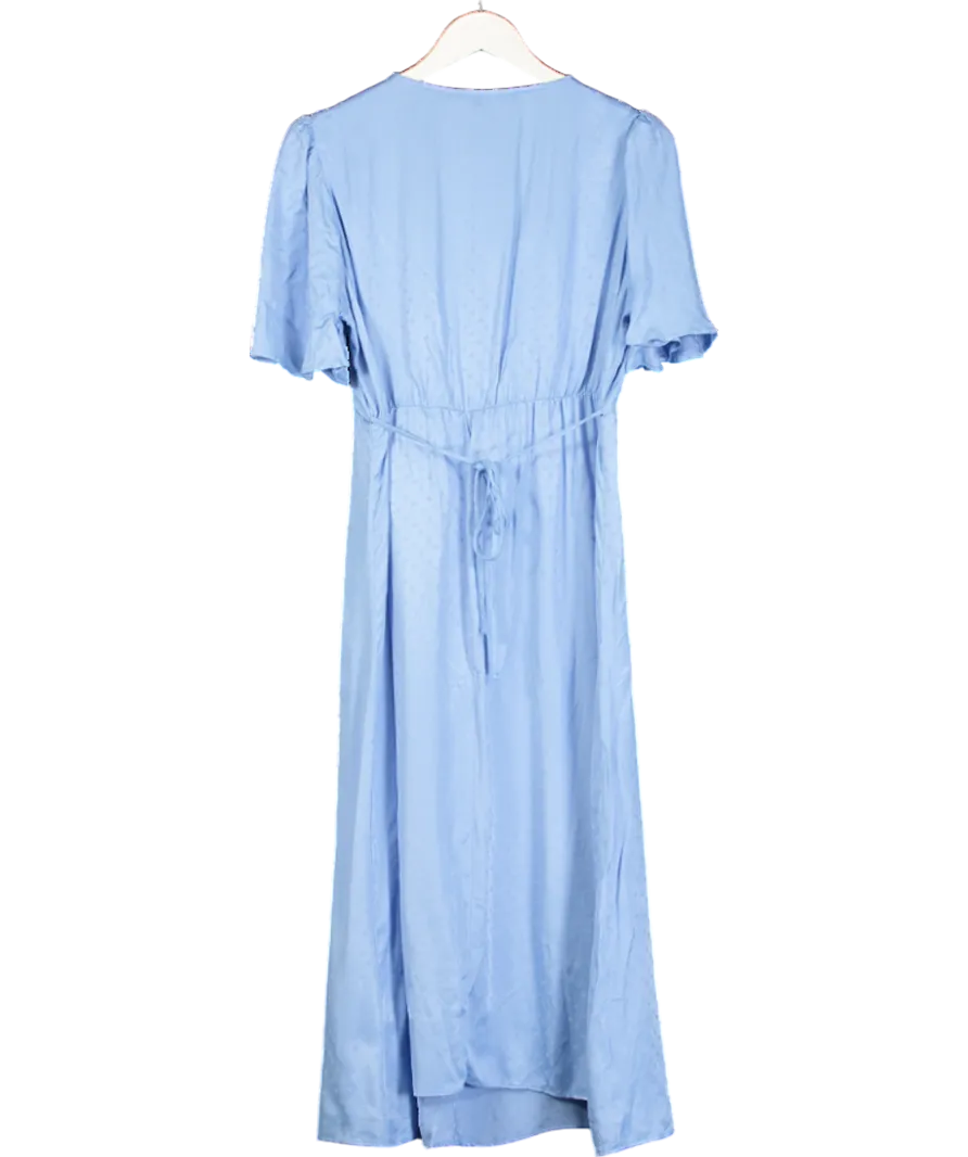 Nobody's Child Blue Dee Dee Midi Dress UK 14