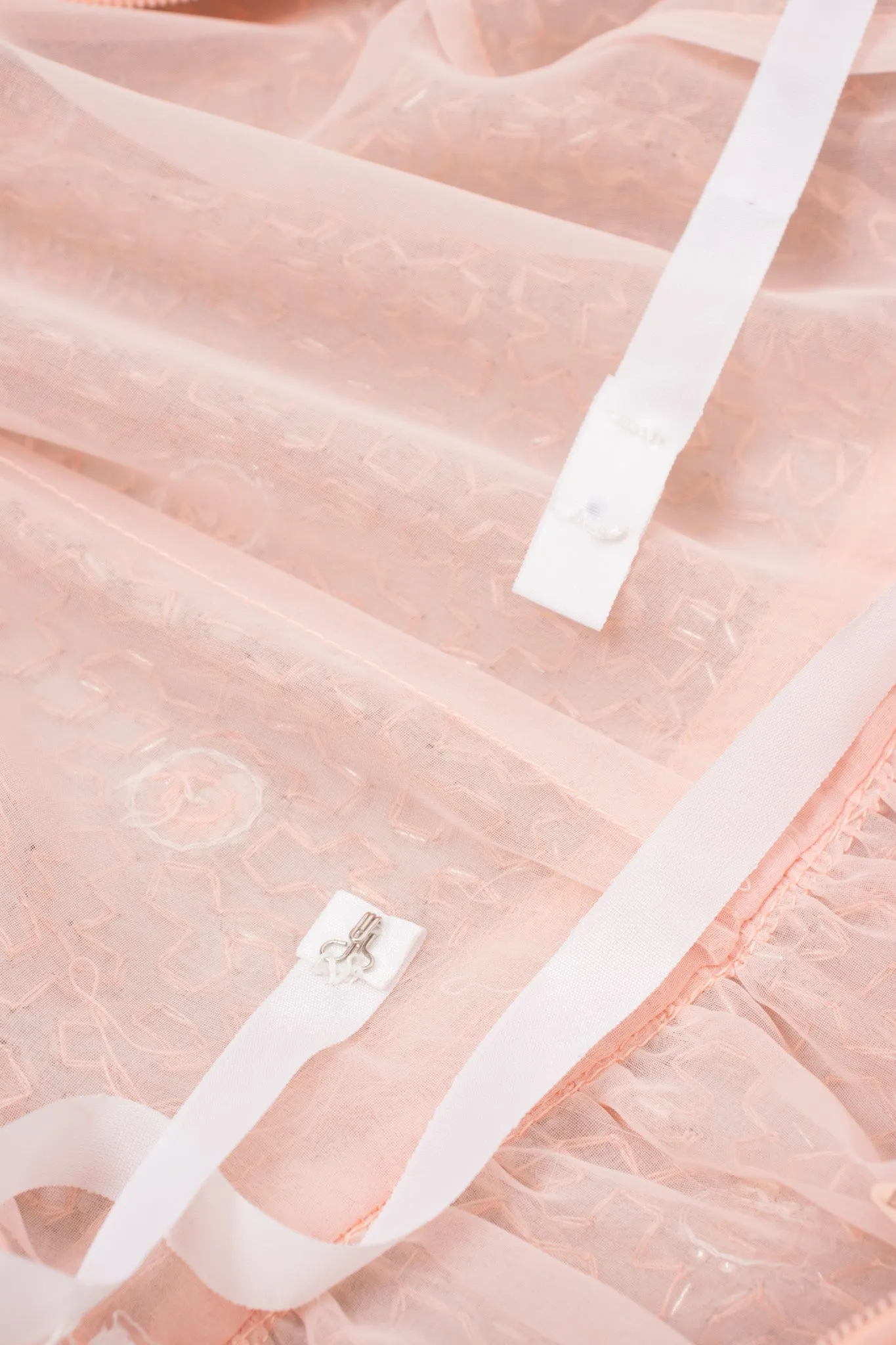 Nude Bugle Bead Dress