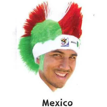 Official FIFA Soccer Mohawk Wig